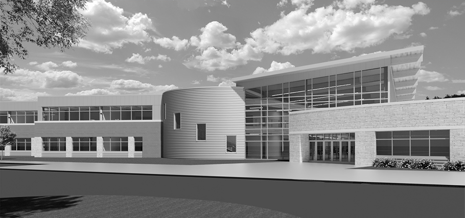Wisconsin Dells High School Rendering