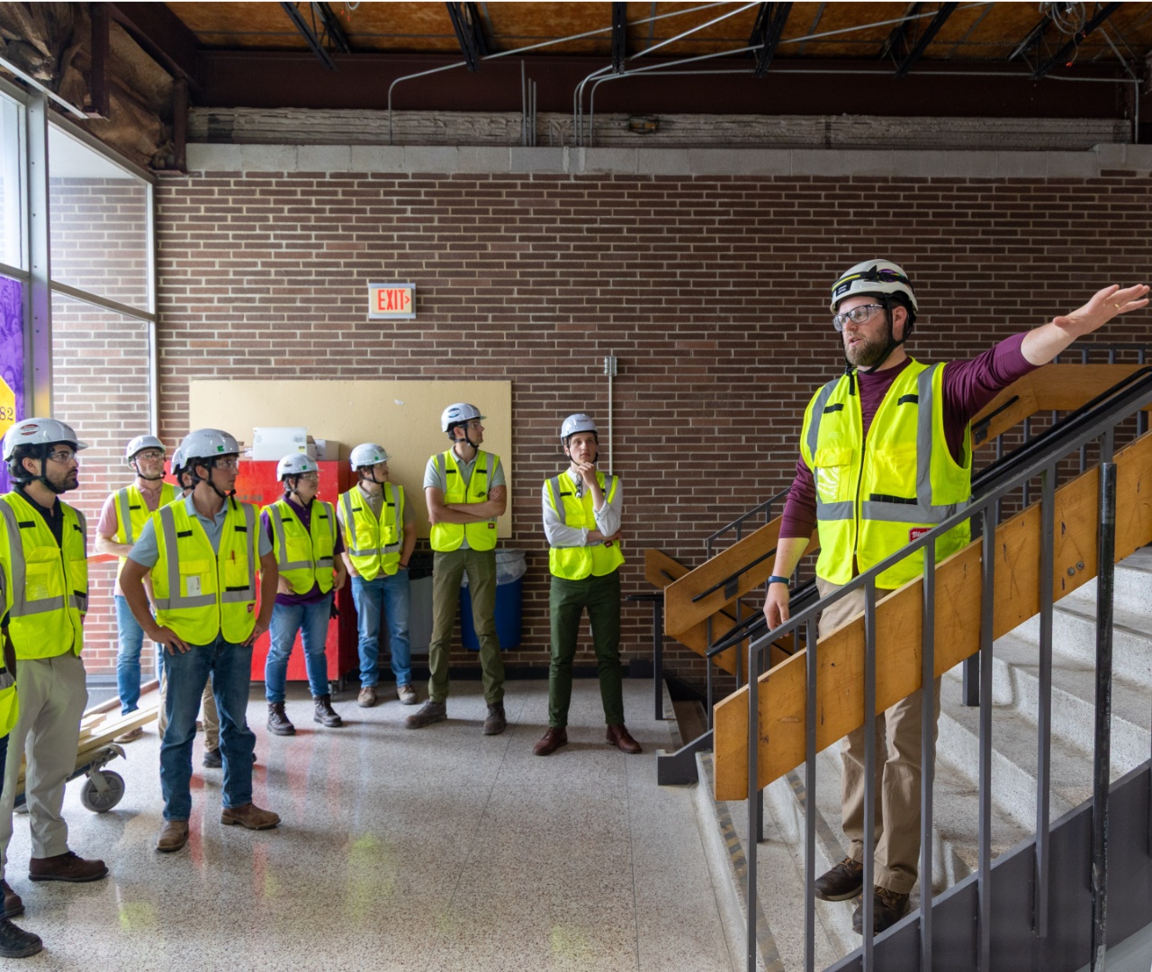CGS PE/PM jobsite tour of Oconomowoc High School - July 2025